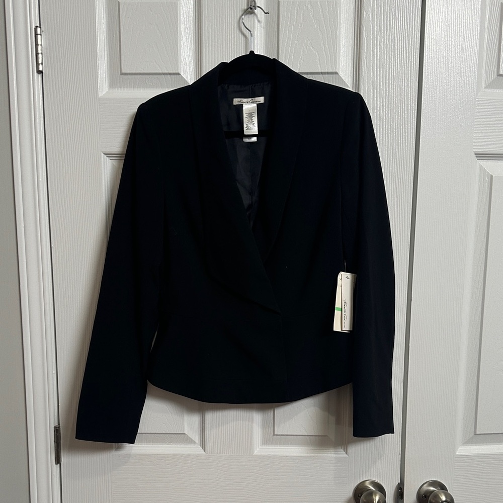 Kenneth Cole New York Elegant Black Suit Jacket NWT